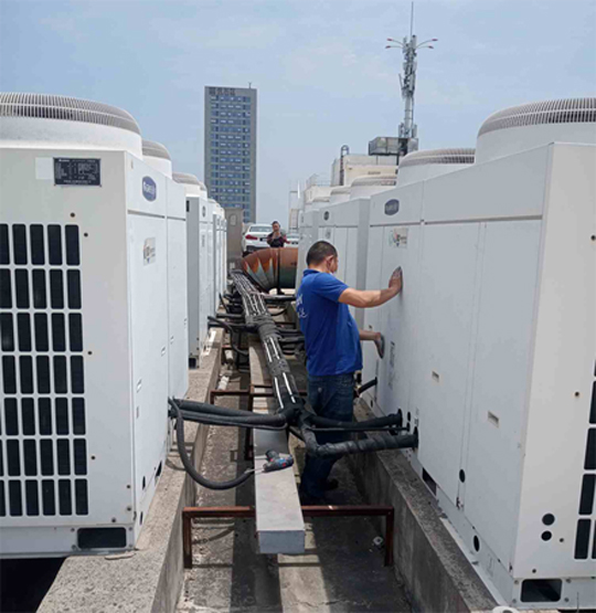 柘城中央空调制热和不制冷系统维修方法